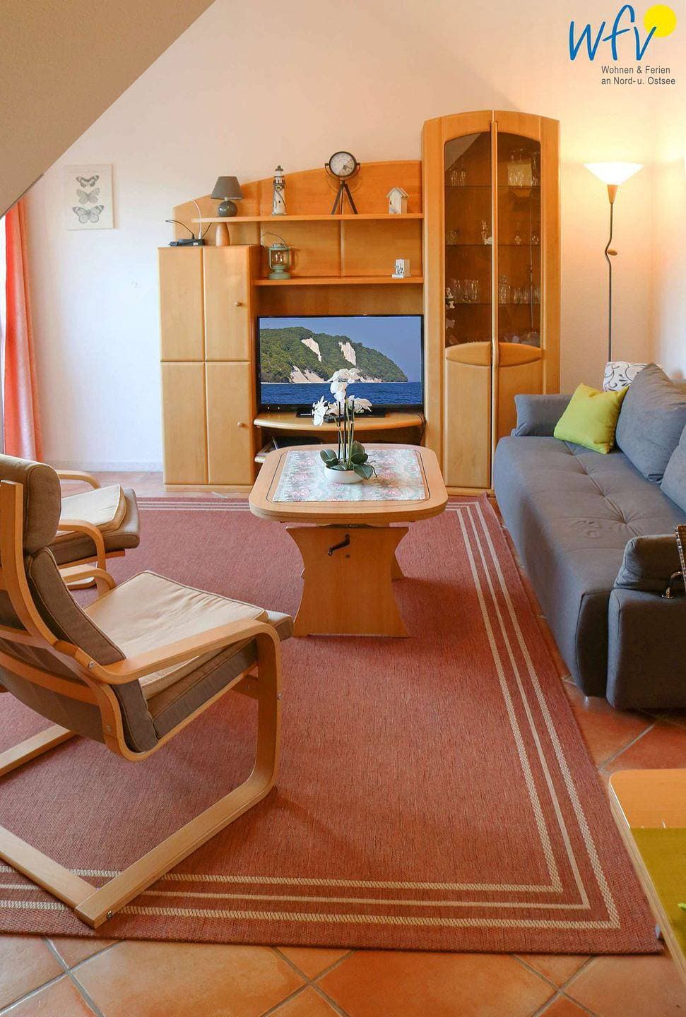 Foto 8 von 41: Gemütliche Ferienwohnung im Ferienpark Seedorf mit Balkon und WLAN