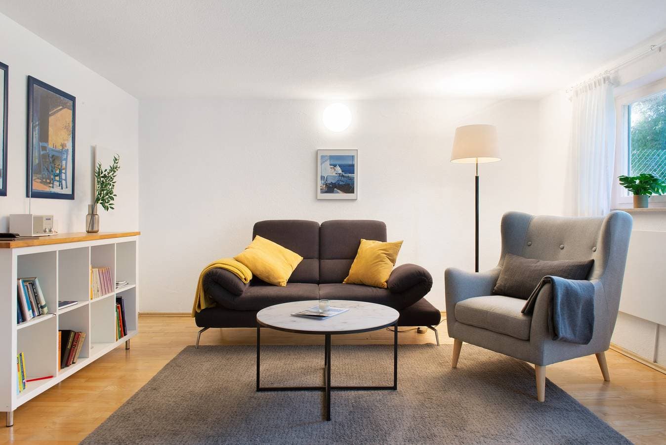 Foto 13 von 33: Bodensee Bungalow - Ferienwohnung 'Souterrain' mit Privatterrasse, Gemeinschaftsgarten und Wi-Fi