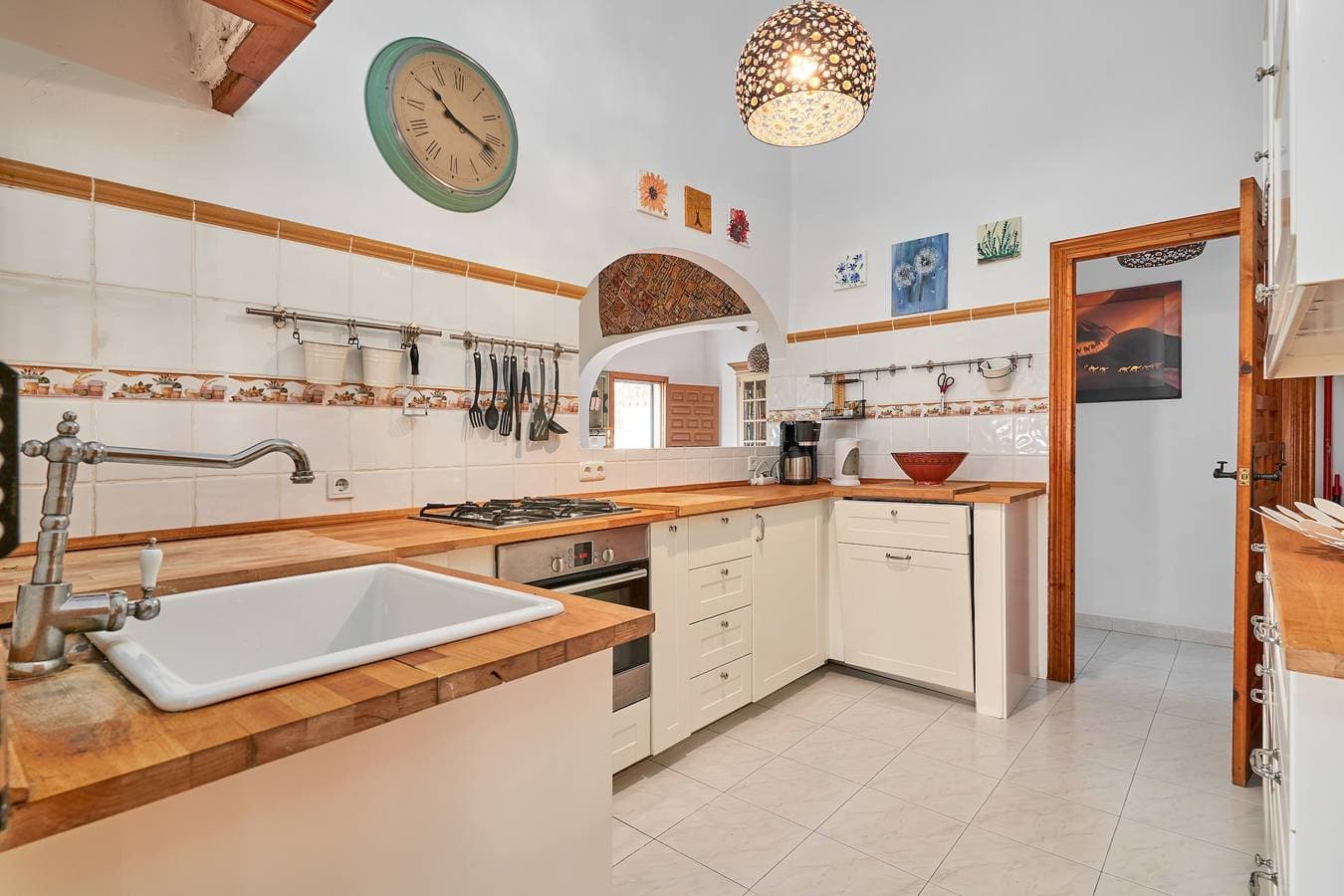 Foto 9 von 31: Villa 'La Montaña Del Oro' mit Meerblick, WLAN und Klimaanlage