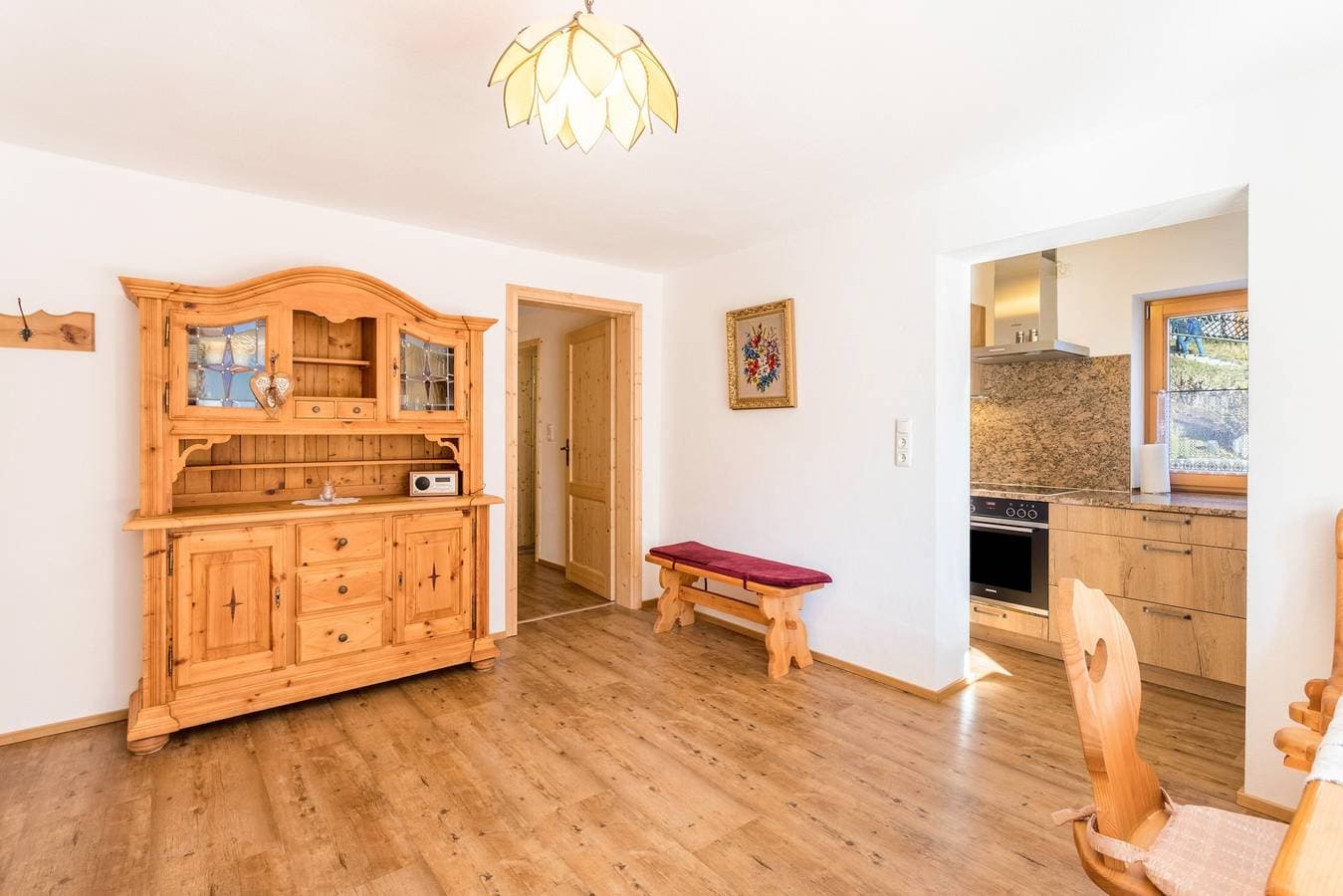 Foto 6 von 23: Ferienwohnung "Bernstein" in der Nähe des Skilifts mit Bergblick, WLAN, Balkon & Terrasse