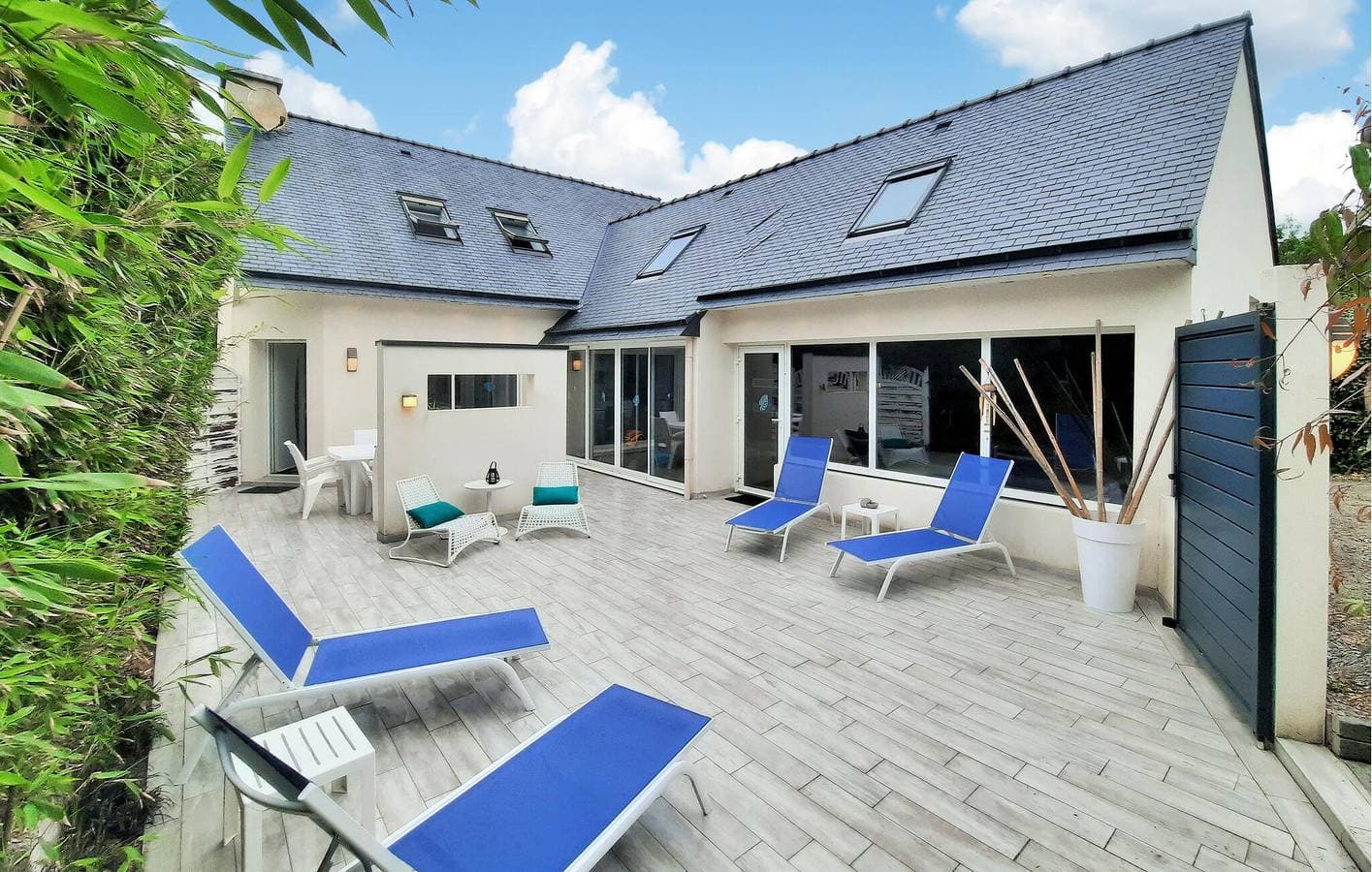Appartement am Strand mit Garage, Pool und Garten - 500m nach Poull Gwenn Gereur 1