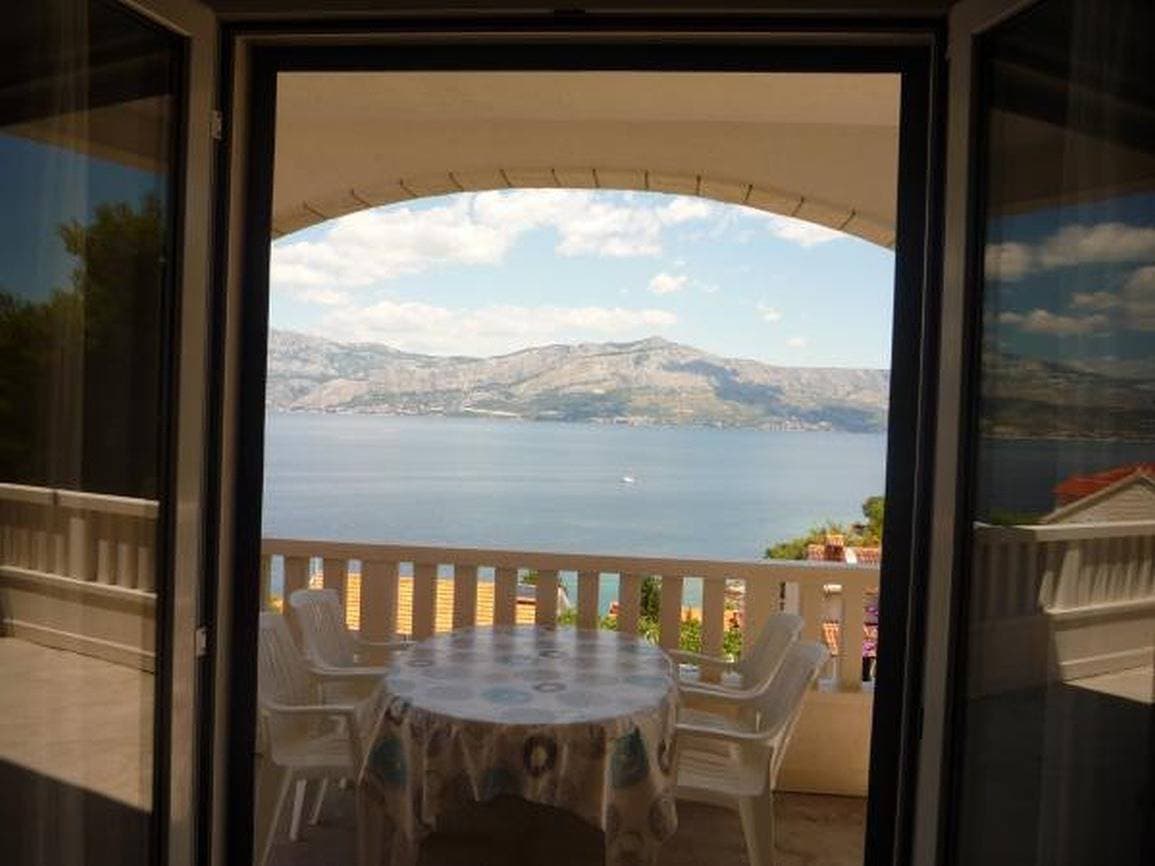 Foto 7 von 47: Ferienwohnung in Postira mit Meerblick, Terrasse, Klimaanlage, W-Lan (5124-1)