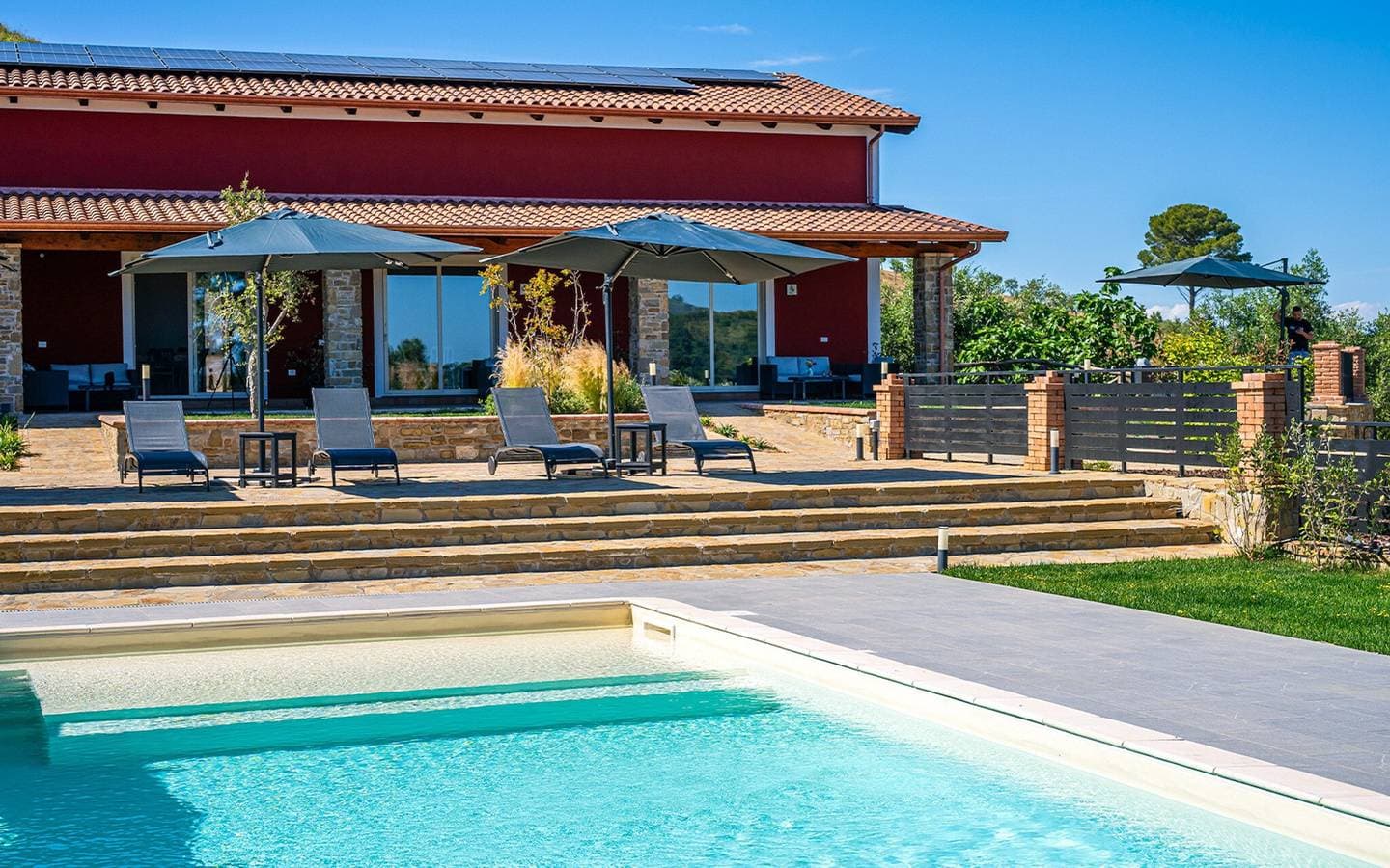 Foto 5 von 41: Apartment Ulivo mit Poolblick, Meerblick, WLAN und Klimaanlage