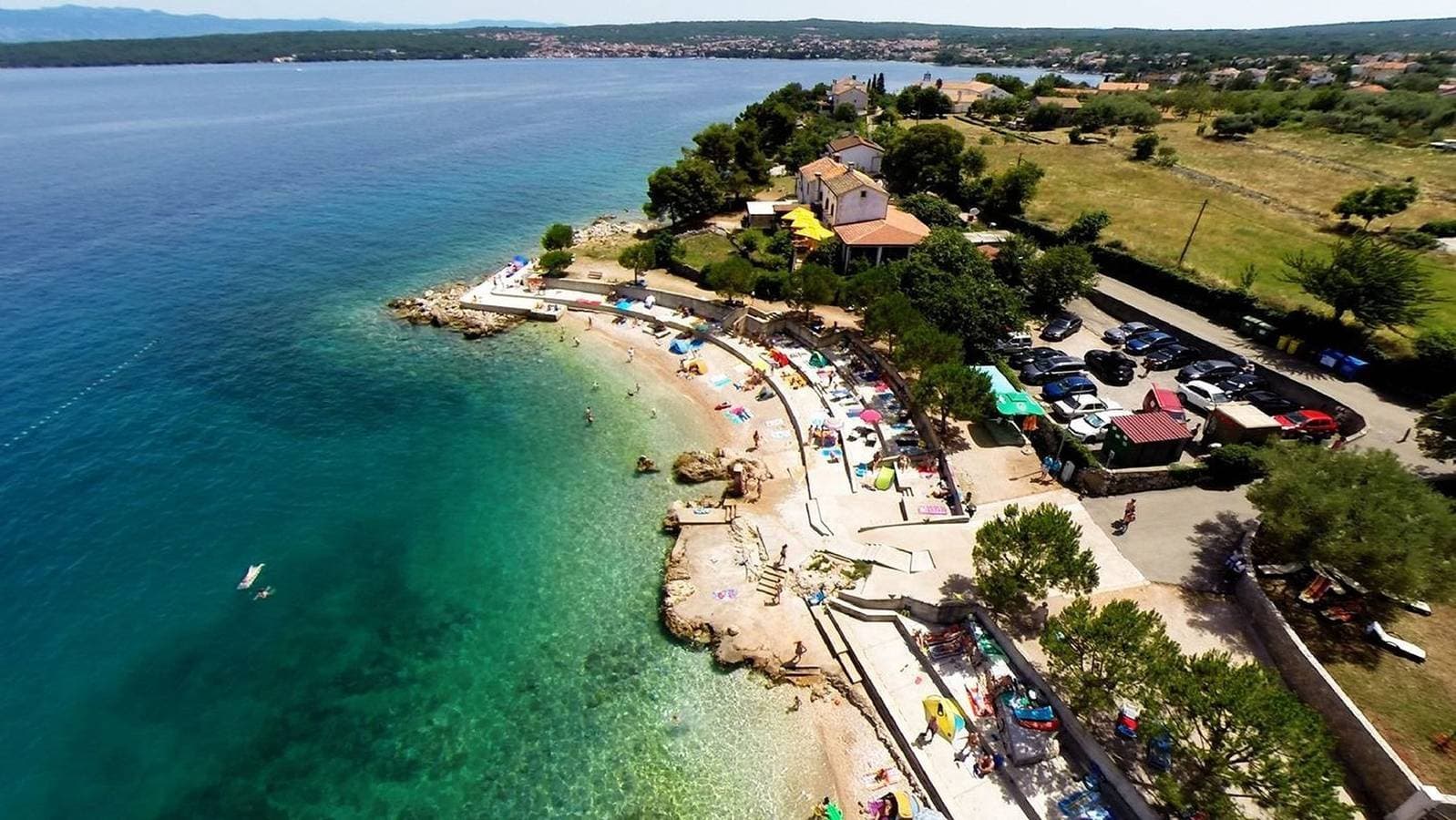 Haustierfreundliche Ferienwohnung Klea auf der Insel Krk, nur 250 m vom Meer entfernt 1