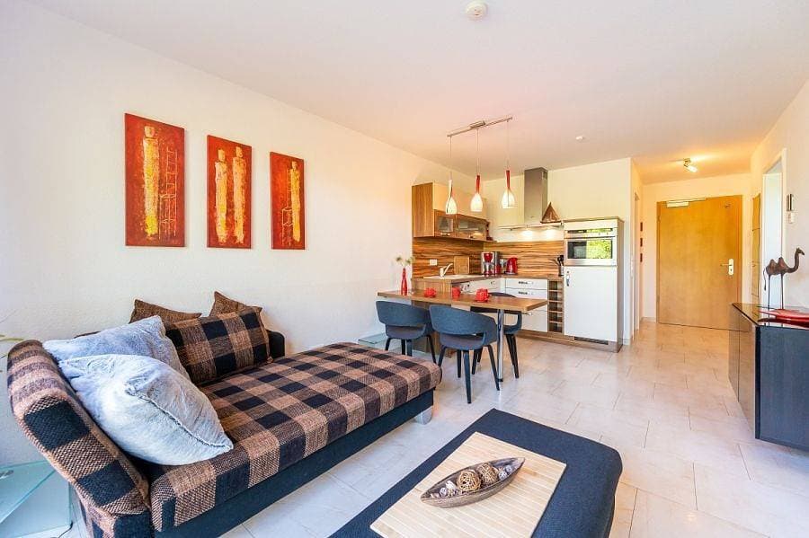 Foto 5 von 10: Gemütliche Ferienwohnung mit überdachter Terrasse, direkt am Strand