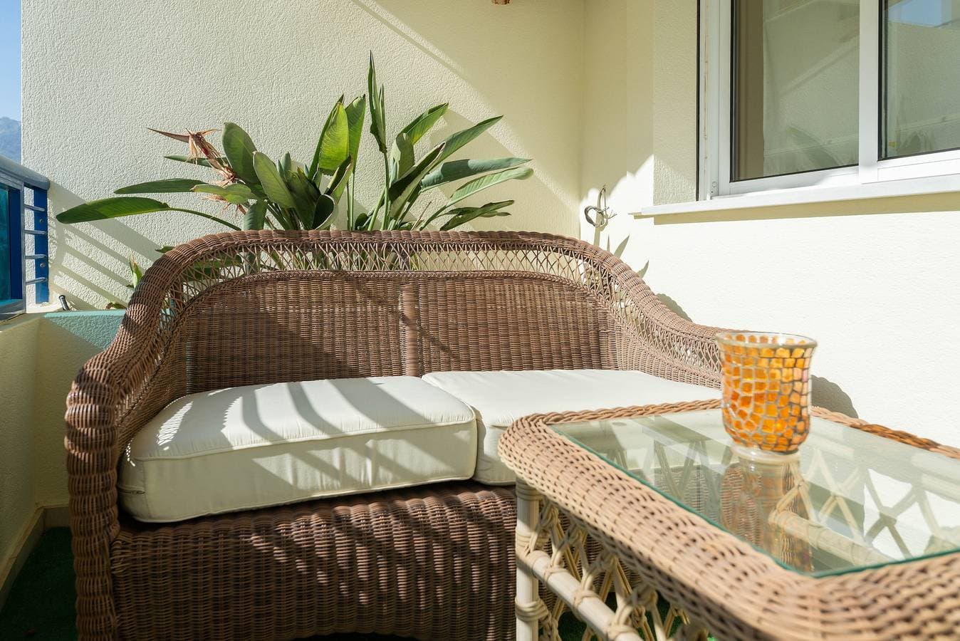 Foto 6 von 24: Ferienwohnung "Banana" mit Meerblick, Gemeinschaftspool und Klimaanlage