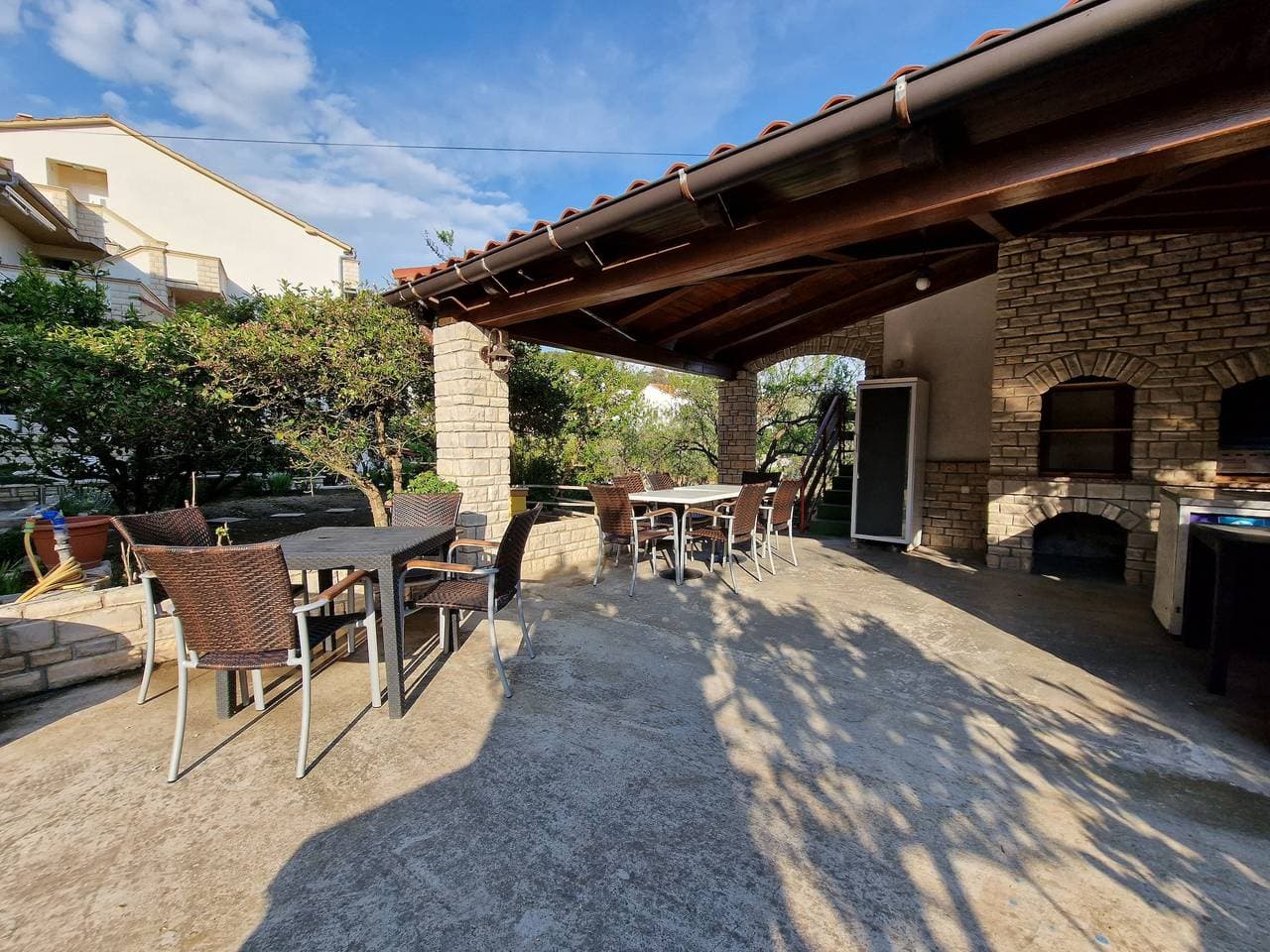 Foto 5 von 17: Studio Appartement mit Terrasse und Meerblick Kampor, Rab As-5037-f