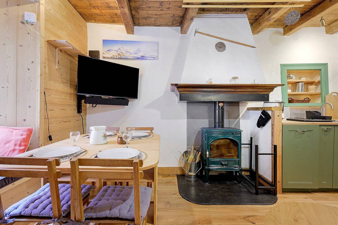 Foto 9 von 31: Ferienhaus „Le Nid Savoyard“ mit Bergblick, Balkon und WLAN