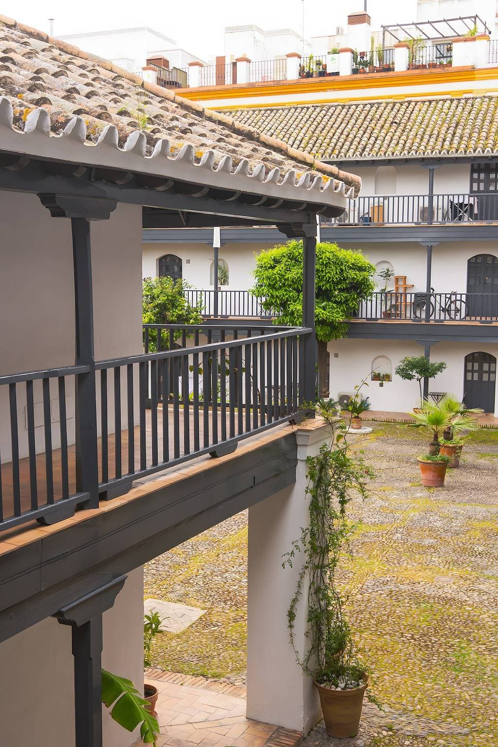 Foto 7 von 40: Ferienwohnung 'En Historico Patio Andaluz' mit gemeinsamem Garten, Wi-Fi und Klimaanlage