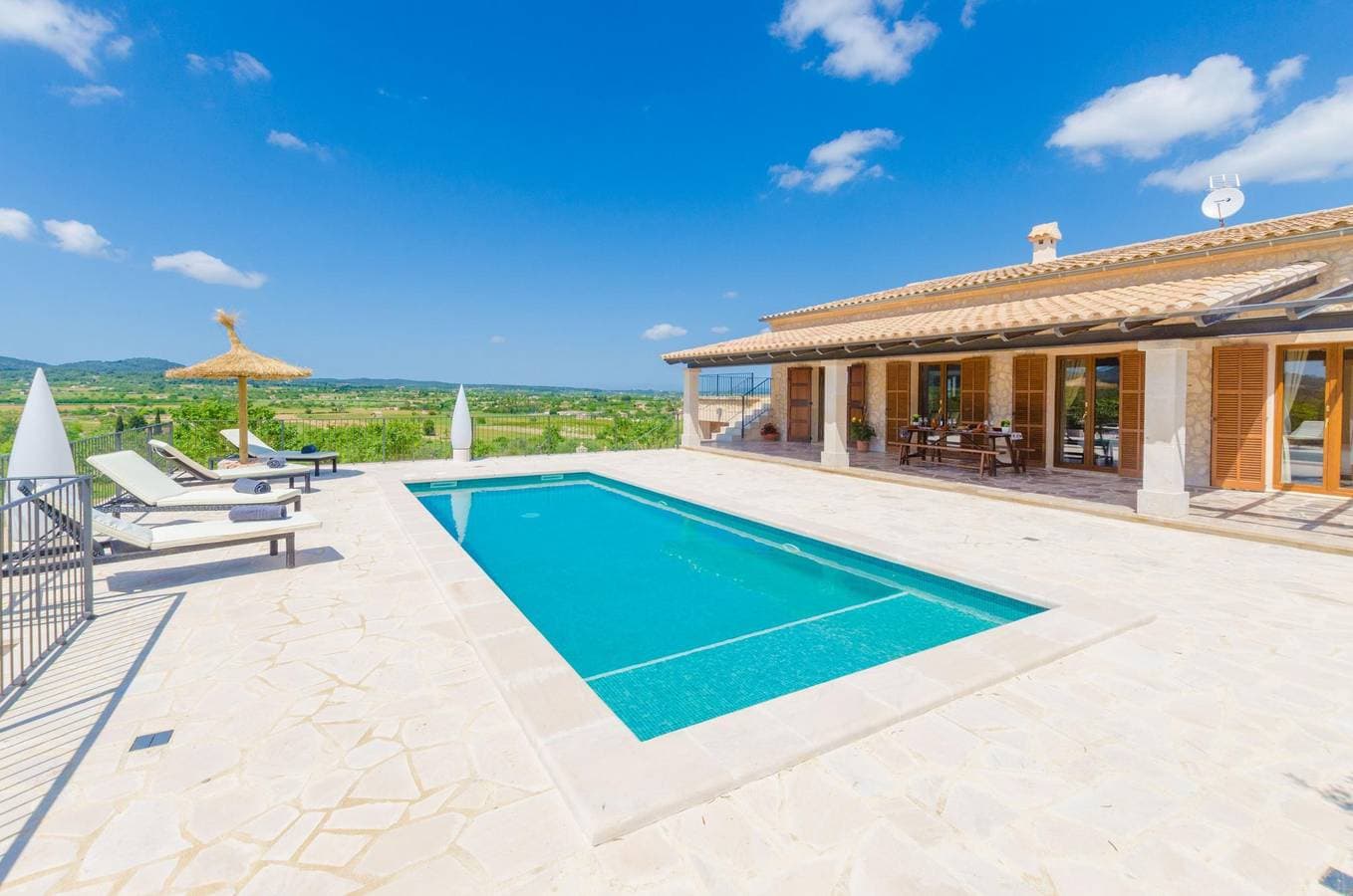 Foto 2 von 41: Son Roca - Ferienhaus mit privaten Pool in Montuïri. WiFi gratis