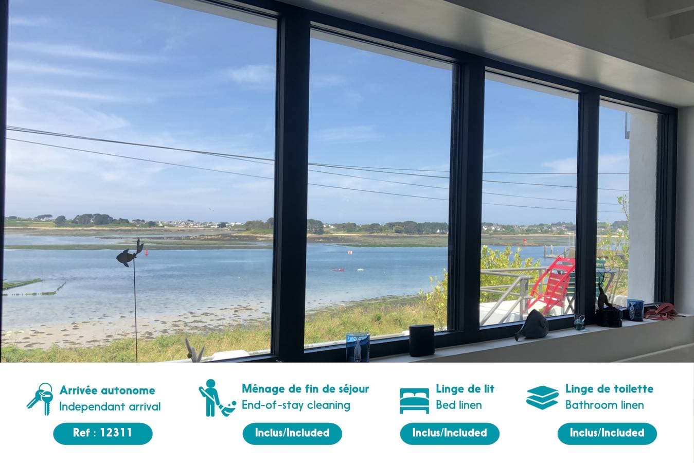 Foto 3 von 20: Außergewöhnliche Aussicht – Haus für 4 – 100 m Strand