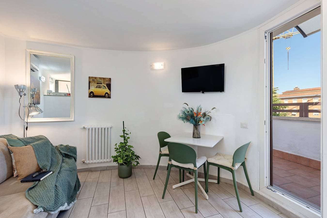 Foto 4 von 28: Superattico mit Terrasse & privatem Parkplatz in Monteverde/Gianicolo bei Trastevere