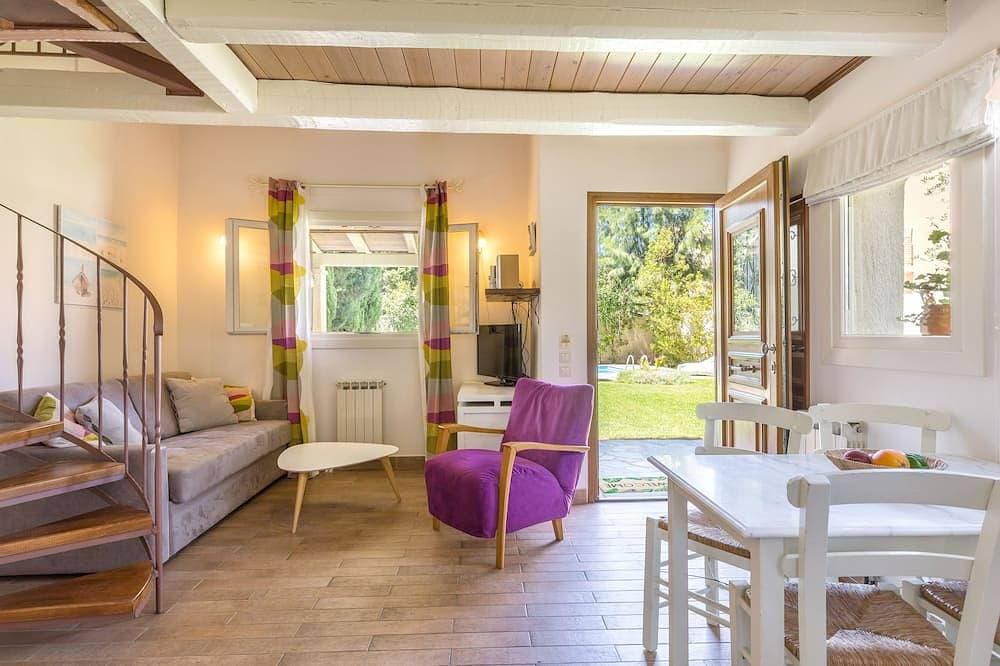 Foto 5 von 30: Cottage mit privatem Pool in Dassia 200 m vom Strand