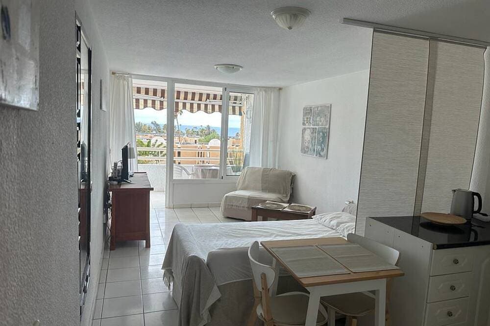 Foto 6 von 30: Borinquen  nur 280 Meter zum Strand, Balkon mit Meerblick, beheizter Pool, Wifi