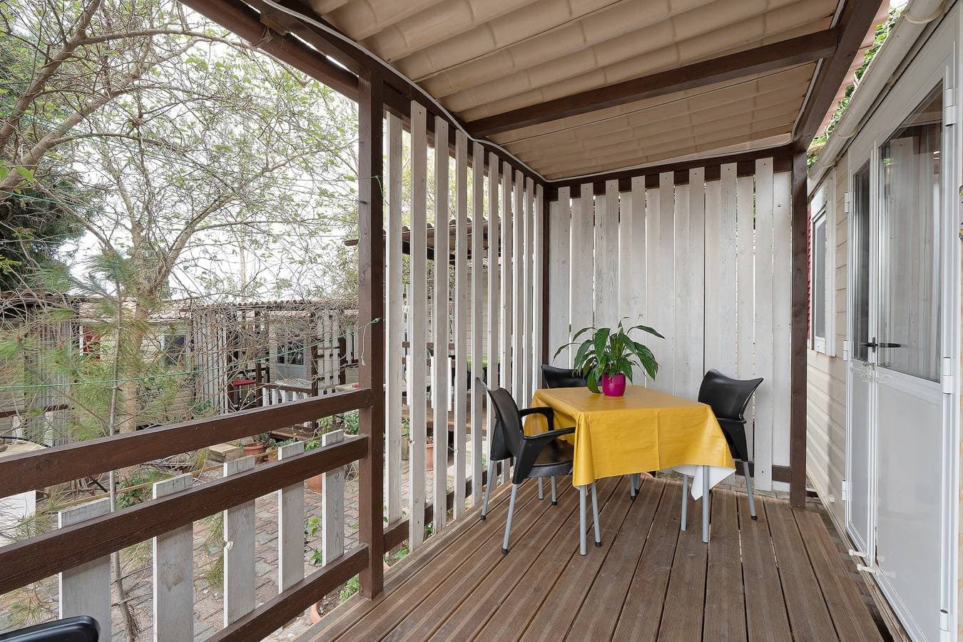 Foto 5 von 41: Mobilheim 'Casa Mobile 12' mit Gemeinschaftsgarten und WLAN
