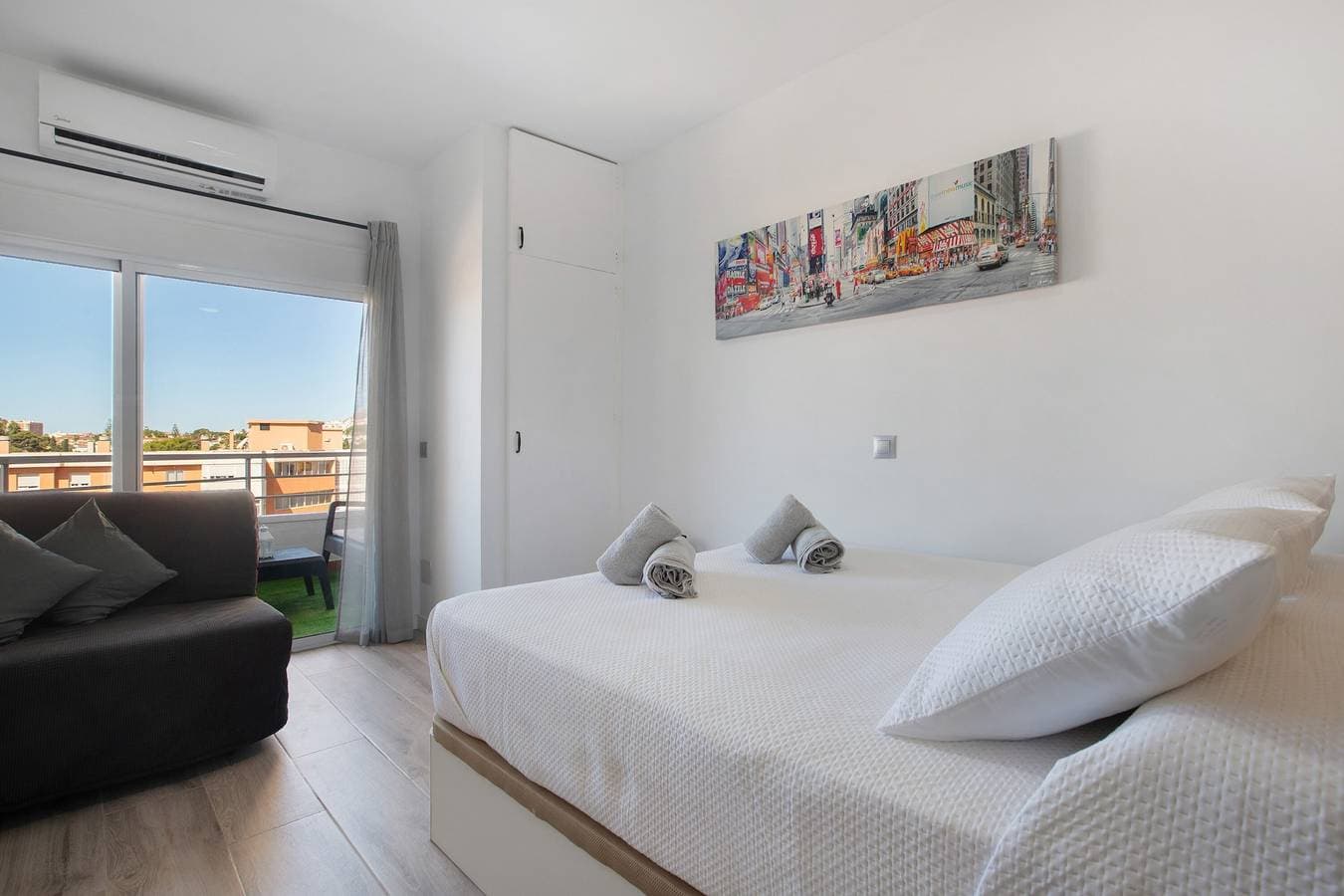 Foto 8 von 28: Studio 'Apartamento Saltillo Alto' mit Meerblick, WLAN und Klimaanlage