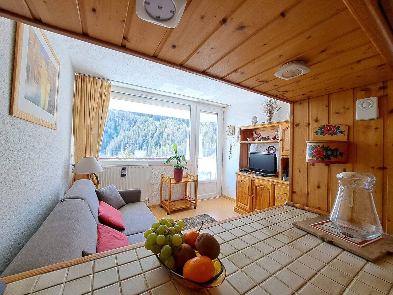 Foto 9 von 17: Studio in den Bergen mit Balkon, kleine Haustiere erlaubt