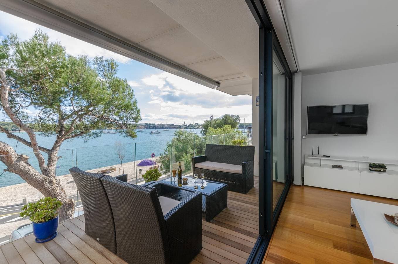Foto 4 von 31: Ponent - Apartment mit Meerblick und gratis W-Lan in Portocolom.