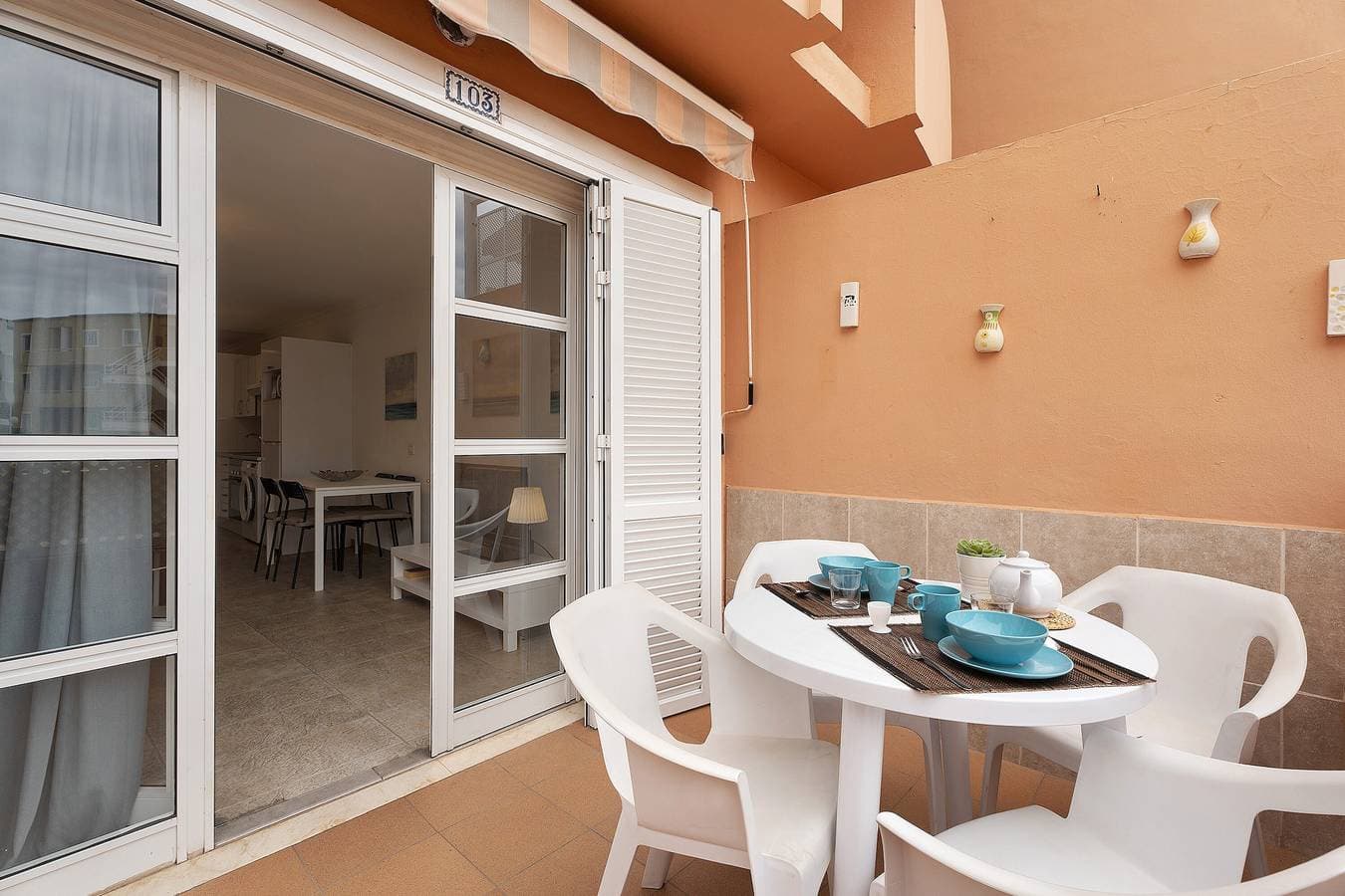 Foto 4 von 25: Ferienwohnung 'Orlando 103' mit Gemeinschaftspool, privater Terrasse und WLAN