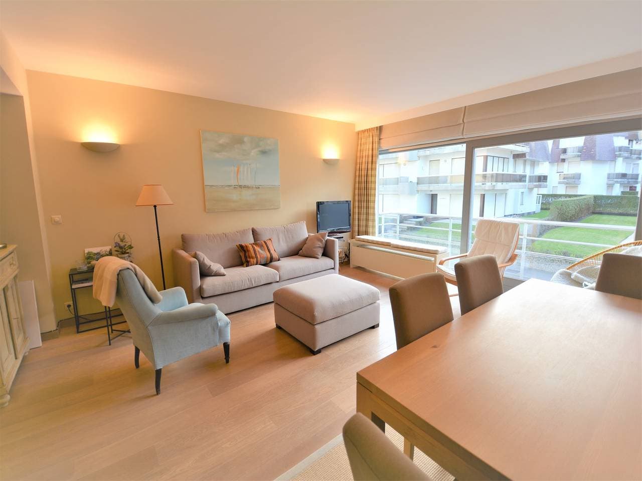 Wohnung in Brügge mit Meerblick Balkon 1