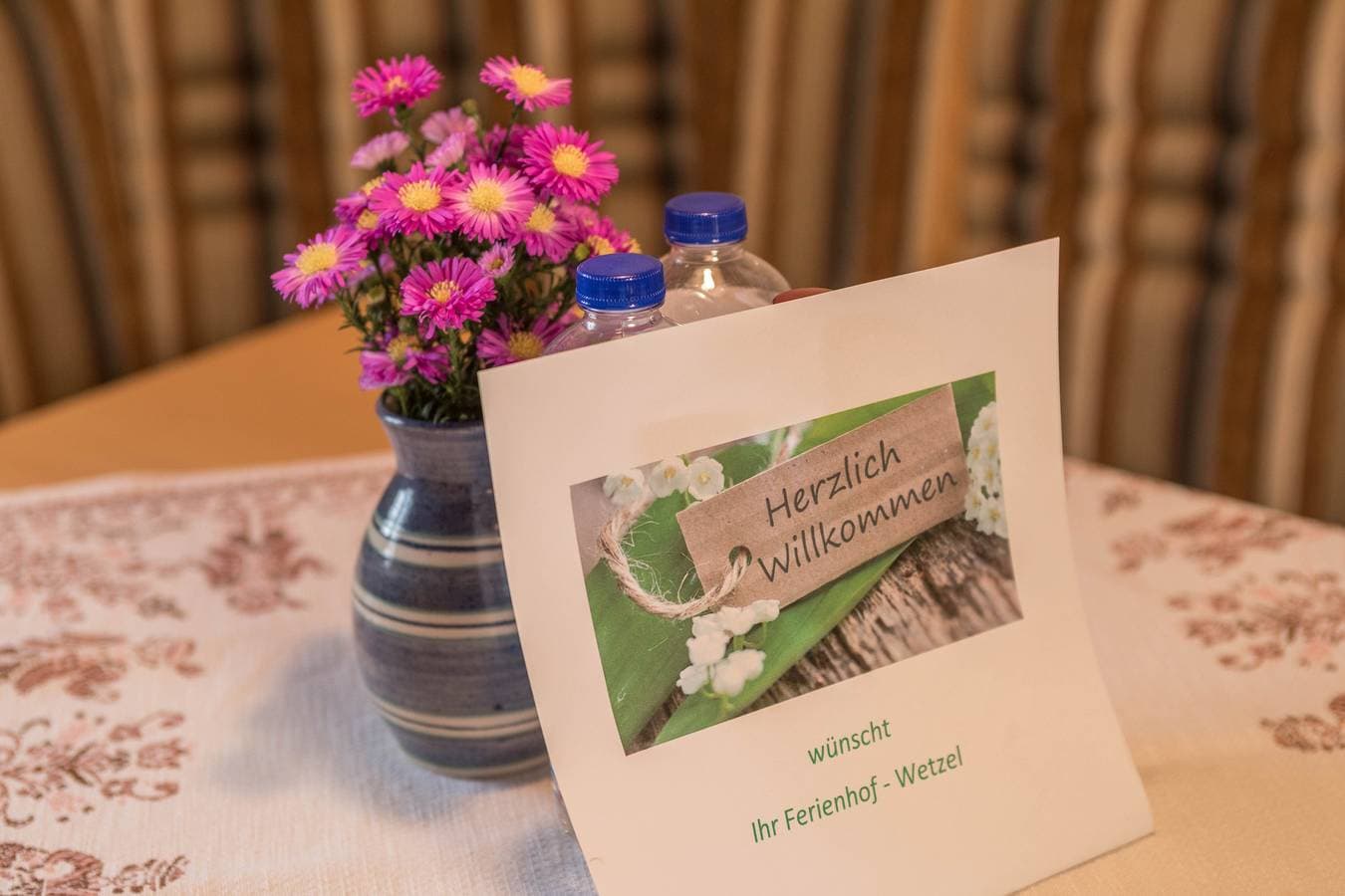 Foto 8 von 25: Ferienwohnung im Ferienhof Wetzel mit Gemeinschaftsgarten und Terrasse, ein Haustier erlaubt