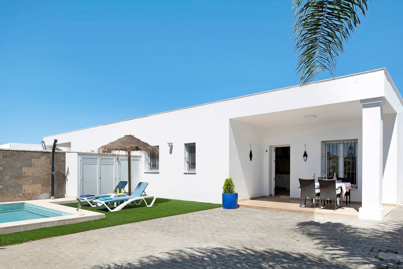 Foto 7 von 27: Ferienhaus 'Casa Orilla Sur B' in Strandnähe mit Pool und WLAN
