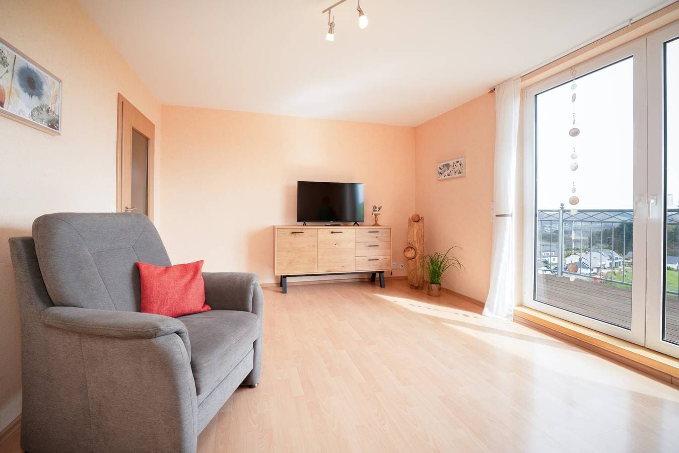 Foto 3 von 17: Appartement Fernblick, 55qm, Balkon, 1 Schlafzimmer, max. 2 Personen