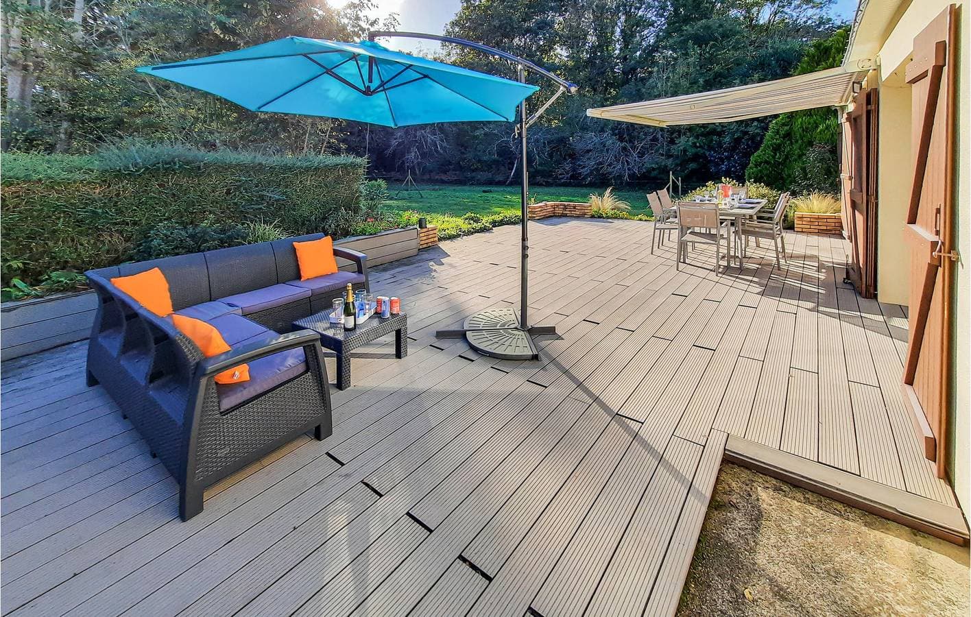 Foto 9 von 36: Gemütliche Wohnung mit WiFi, TV, Parkplatz und Garten in der Nähe von Plage de Kerfany