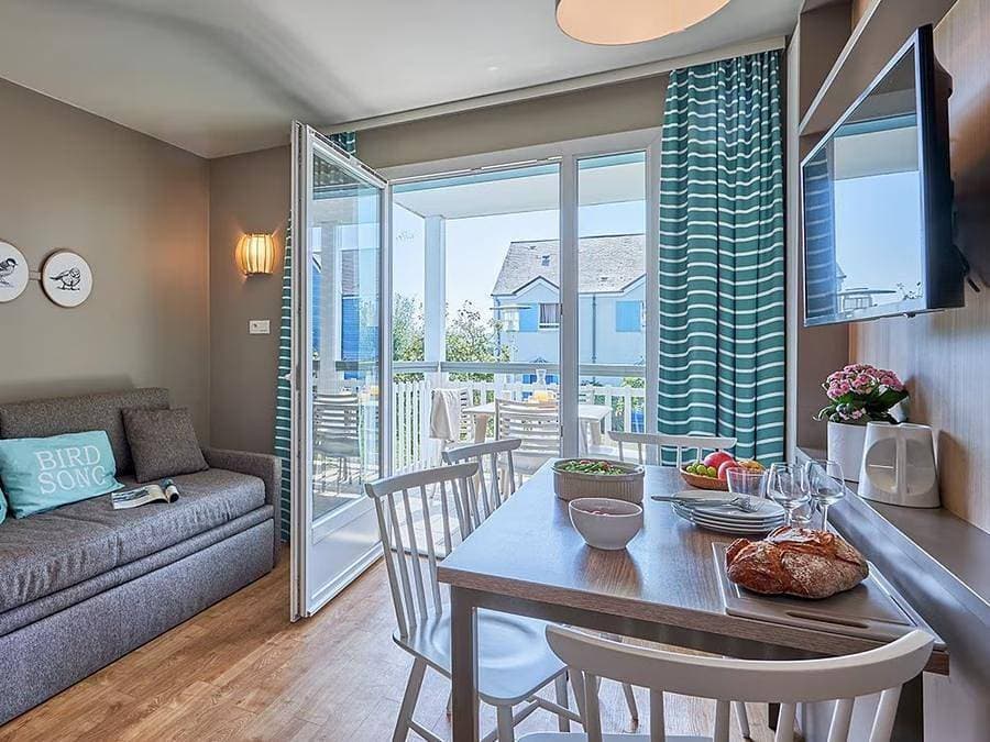 Foto 5 von 46: Pierre & Vacances Résidence Le Chant des Oiseaux - Wohnung 4 personen - - 1 Schlafzimmer - Terrasse oder Balkon - Renoviert