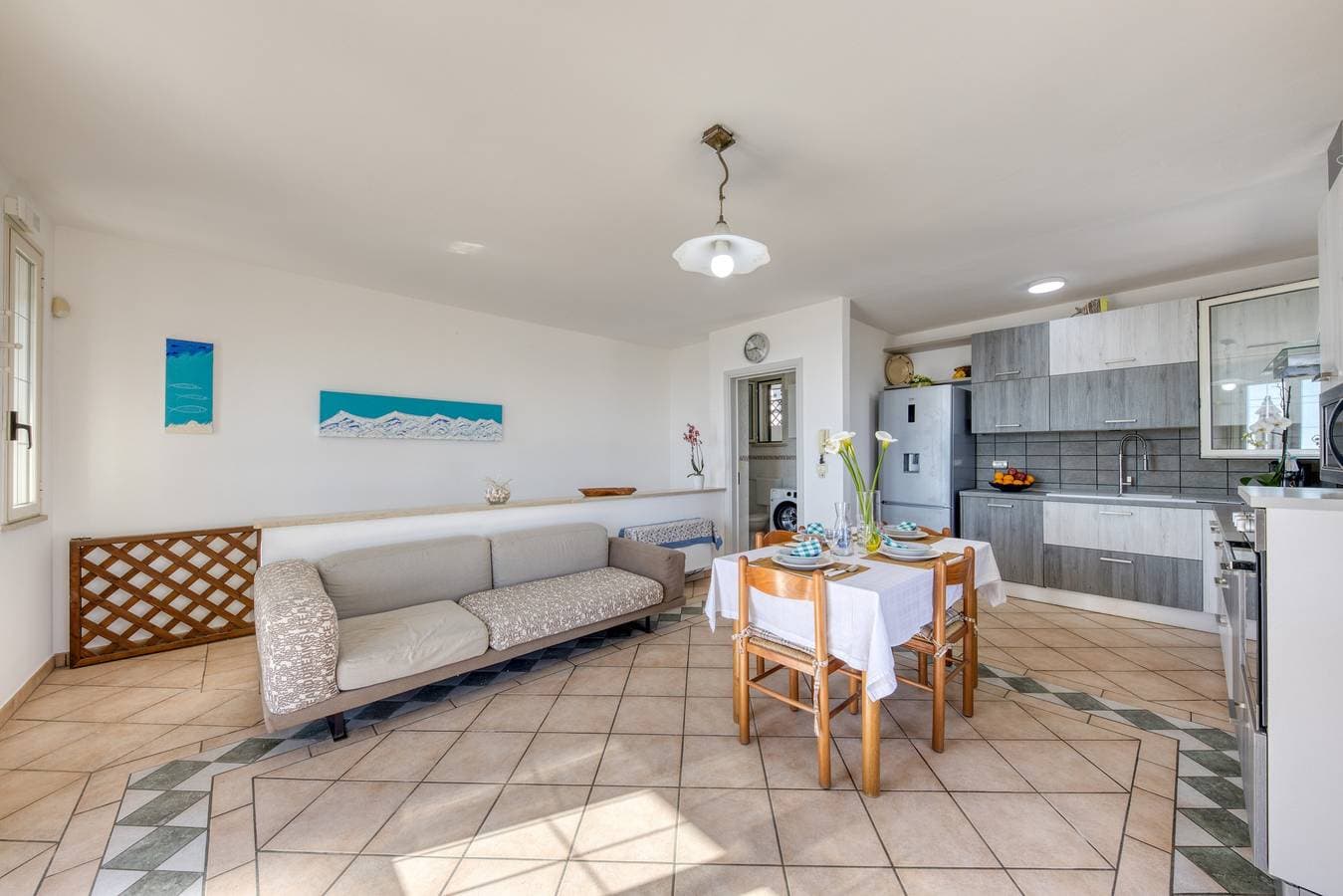 Foto 8 von 35: Ferienwohnung 'Villetta Del Cuore' mit Meerblick, WLAN und Klimaanlage
