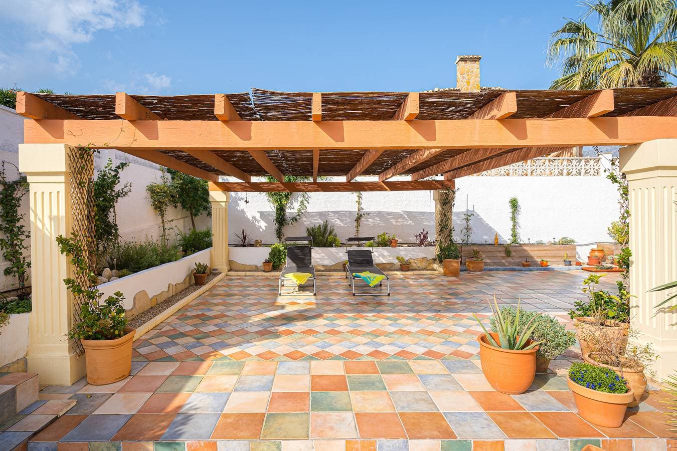 Foto 6 von 26: Ferienwohnung "La Mandarina" mit Bergblick, Pool, WLAN, Klimaanlage und Terrasse