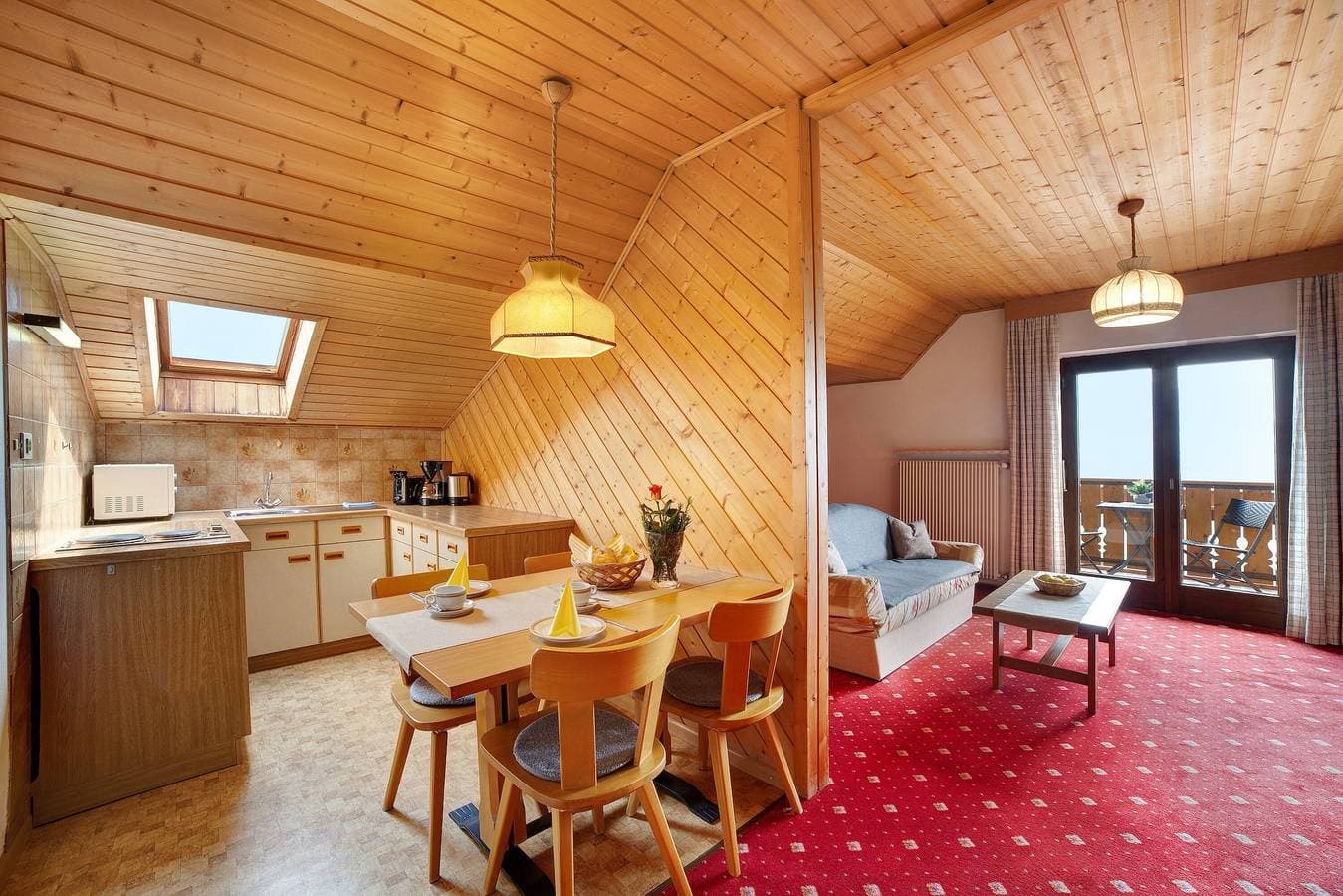 Foto 9 von 22: Ferienwohnung 'Sankt Corbinian 3' mit Bergblick, Balkon und Gemeinschaftsgarten
