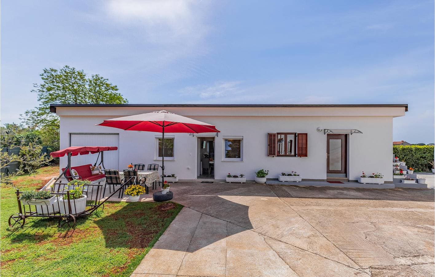 Modernes Apartment mit Terrasse, WLAN und Parkplatz in der Nähe des Zentrums von Valbandon 1