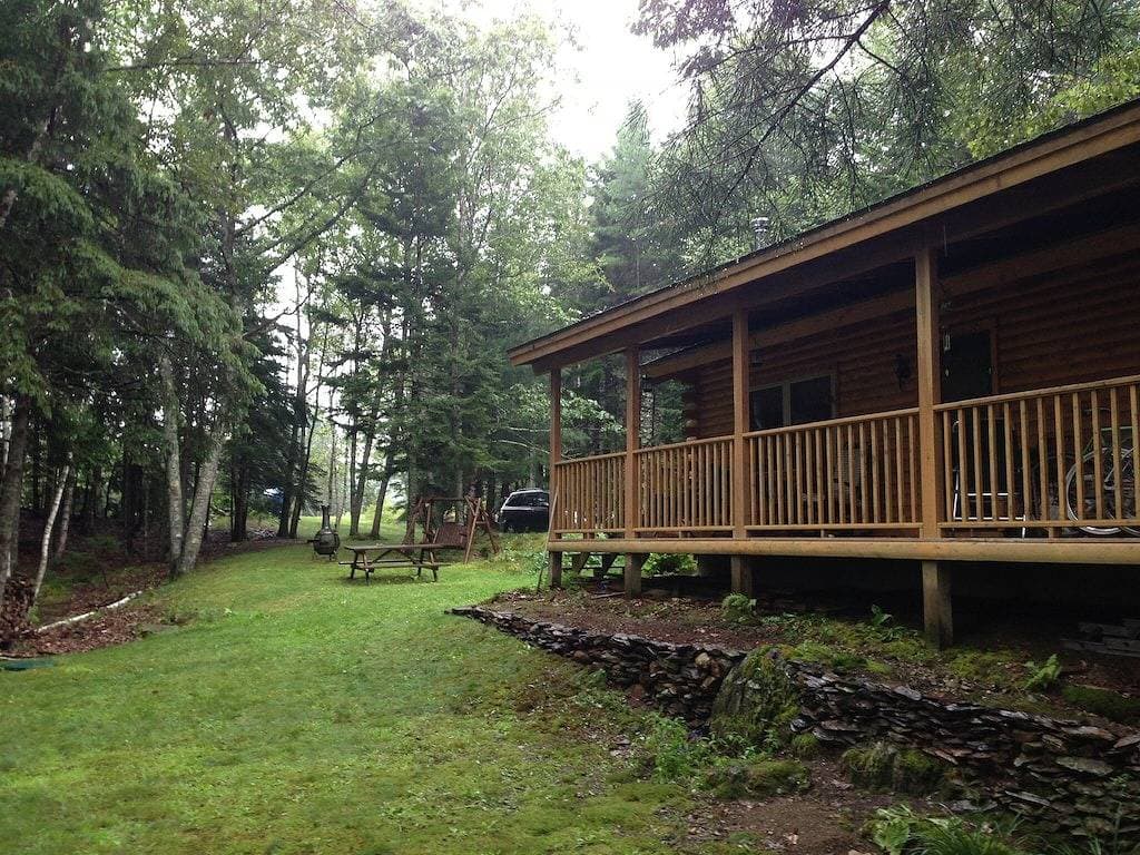 Foto 10 von 13: Inselblockhaus in Maine mit Meerblick