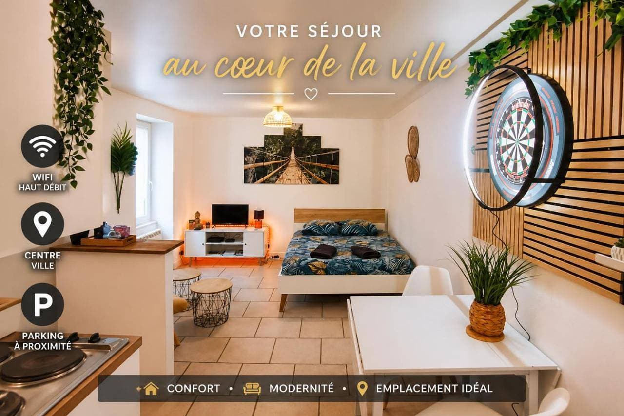 studio cosy & fun face aux château fléchettes 1