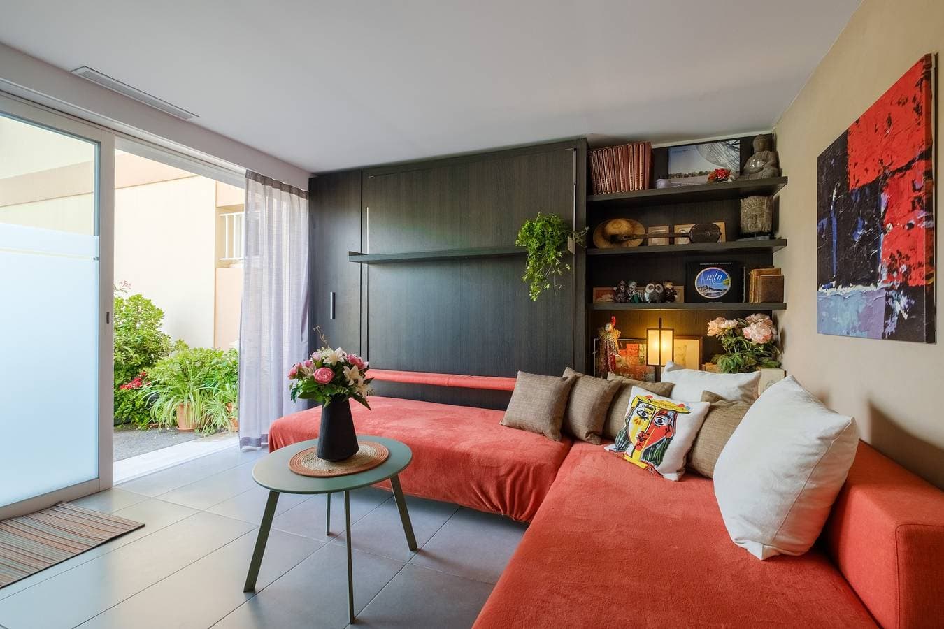 Foto 10 von 27: Ferienwohnung 'Des Vacances De Rêve À Mandelieu' mit Gemeinschaftspool und Klimaanlage