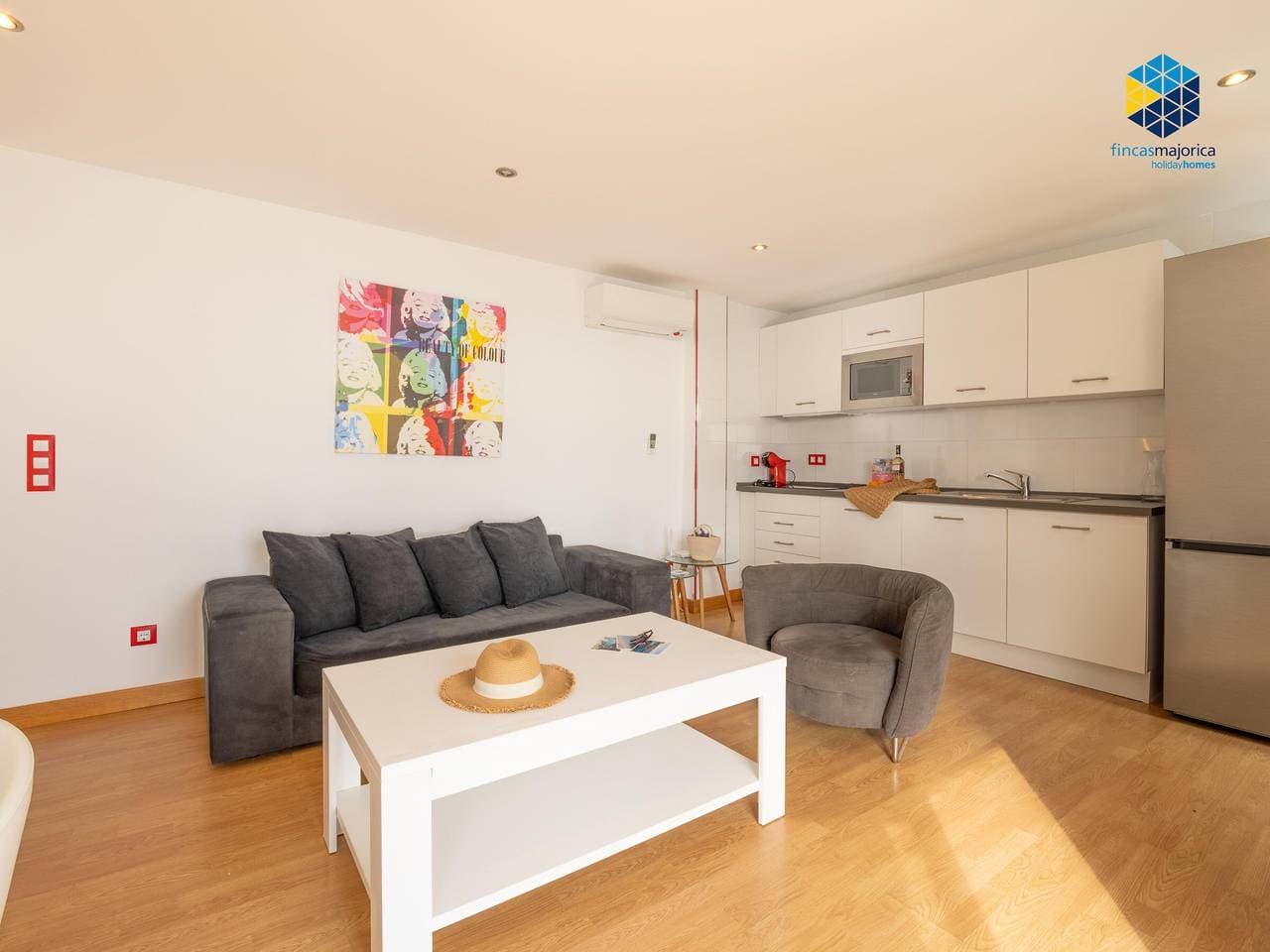 Foto 7 von 35: Schöne 2-Zimmer-Wohnung am Meer mit Klimaanlage