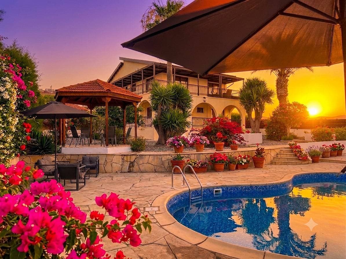 Foto 2 von 25: Charmante Erimi Villa mit privatem Pool und Gartenblick