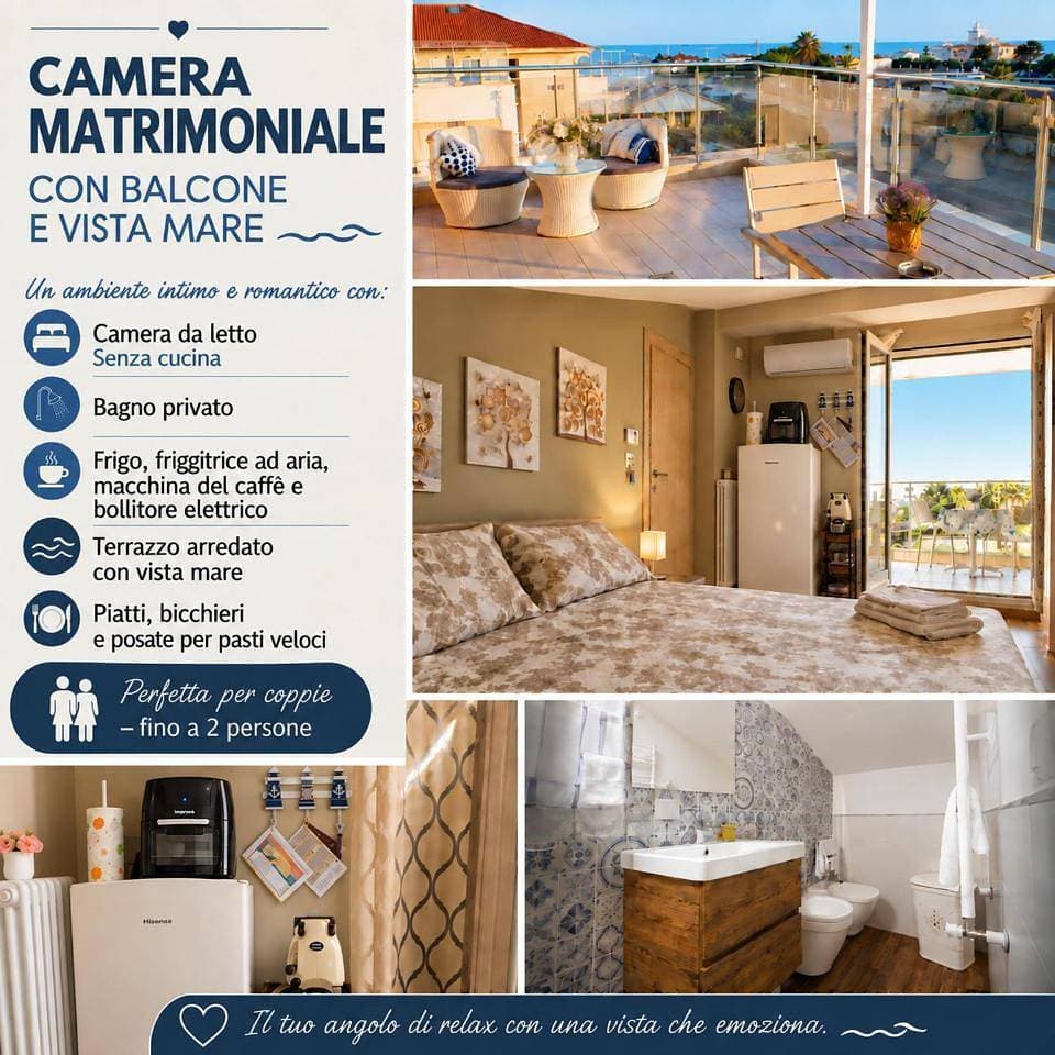 Foto 6 von 27: Double Room with Balcony and Sea View