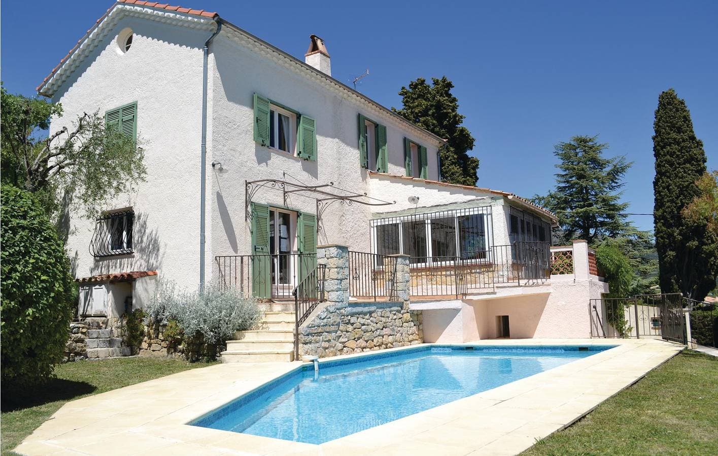 Stilvolle 135qm Cabris Apt: Pool, Terrasse, Parkplatz & WiFi! 1