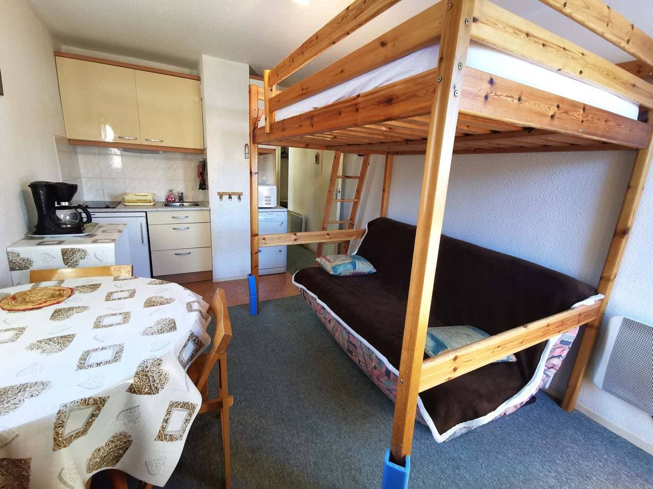 Foto 3 von 12: Studiokabine am Fuße der Pisten - 2. Stock - Les Adrets-Prapoutel