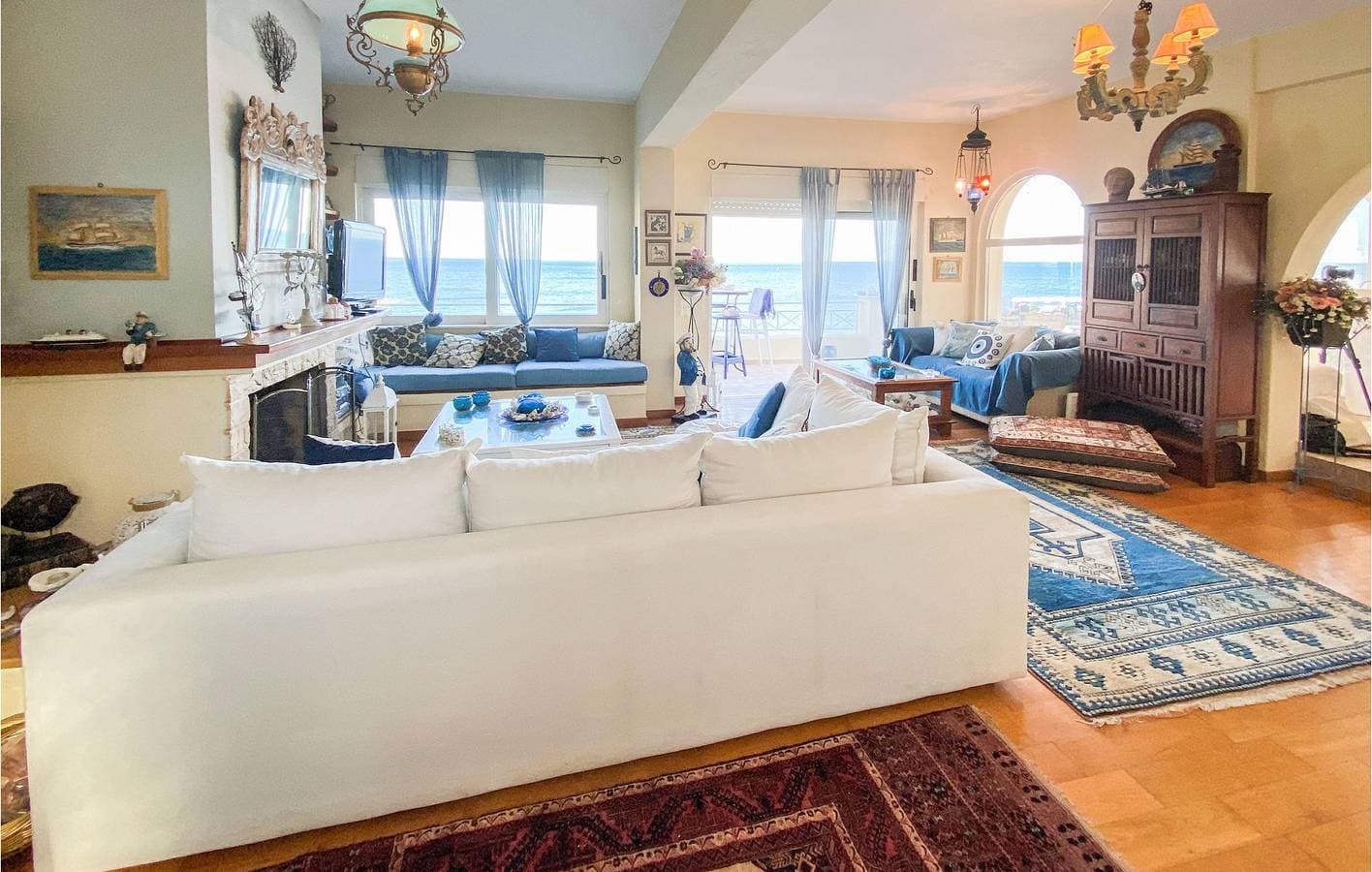 Foto 4 von 24: Strandhaus mit Terrasse und Klimaanlage, 600 m vom Strand Καλοπήγαδο entfernt