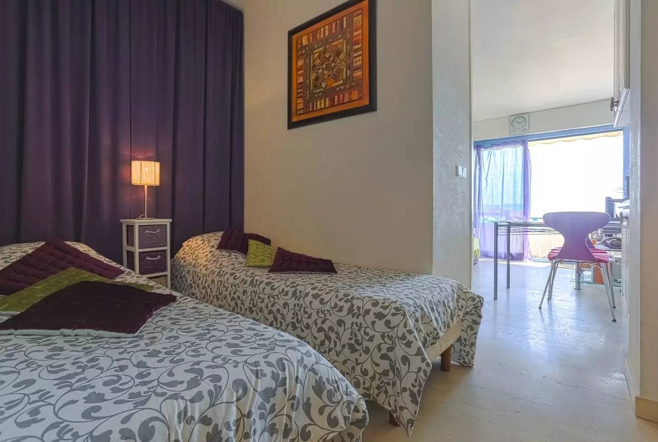 Foto 6 von 24: Gemütliche Wohnung in Théoule-sur-Mer, 30 m², Meerblick.