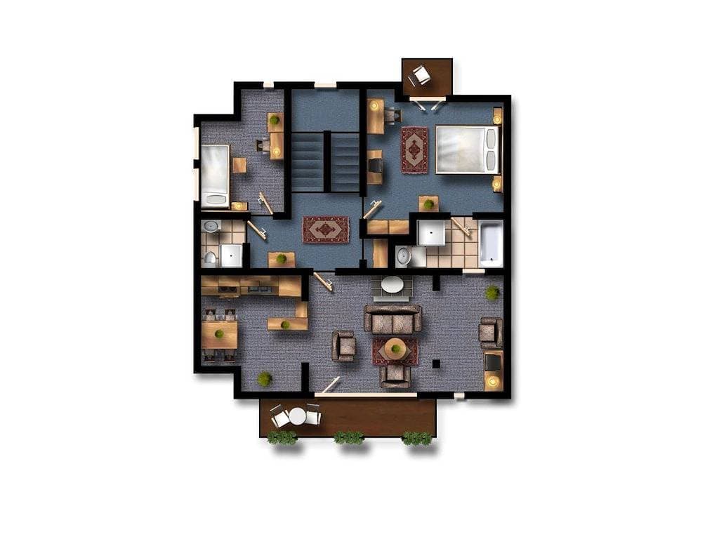 Foto 9 von 11: Ferienwohnung mit 3 Schlafzimmer