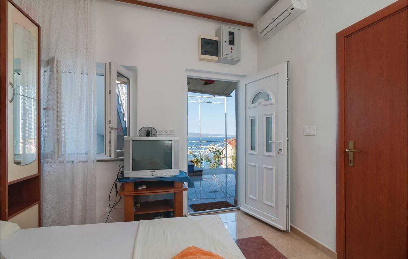 Foto 6 von 15: Gemütliches Apartment mit Meerblick und Terrasse, 1 km vom Strand entfernt