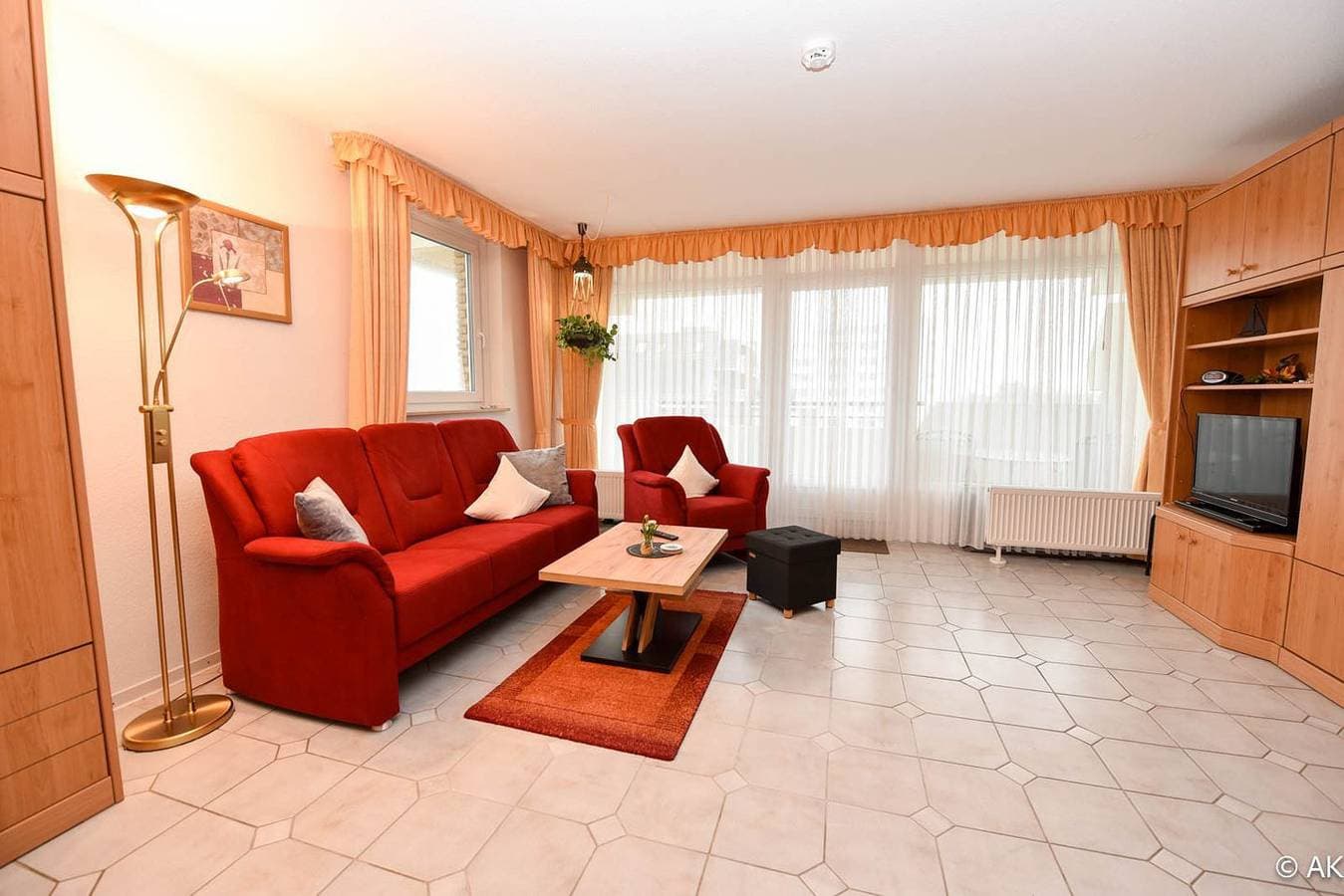 Eckwohnung Haus Panorama mit direktem Seeblick zur Seeschifffahrtslinie. 1