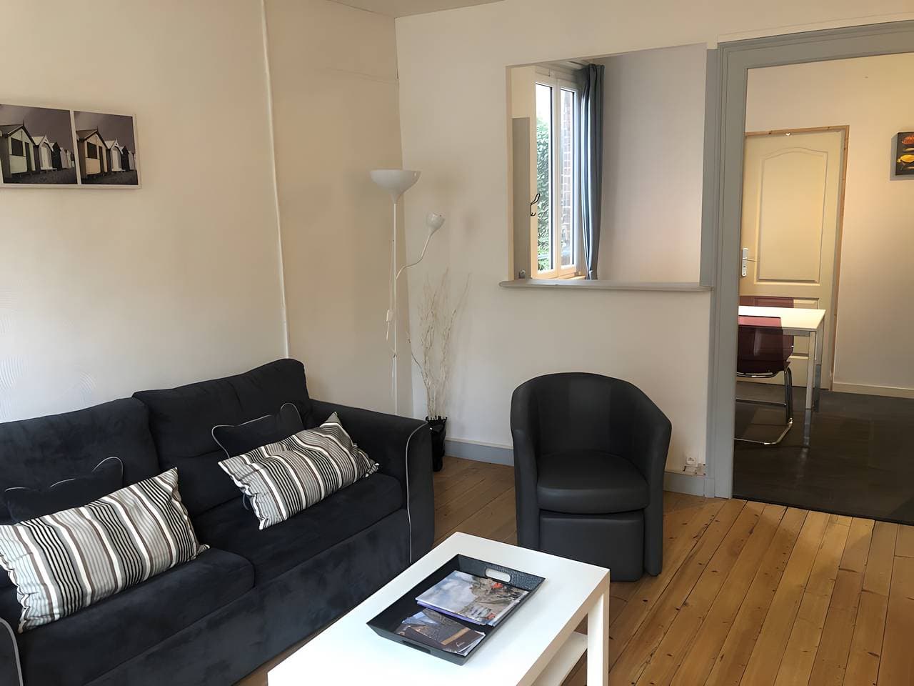Foto 6 von 17: L'orchidée – Zentrale Wohnung in Honfleur nahe Vieux Bassin & Côte de Grâce