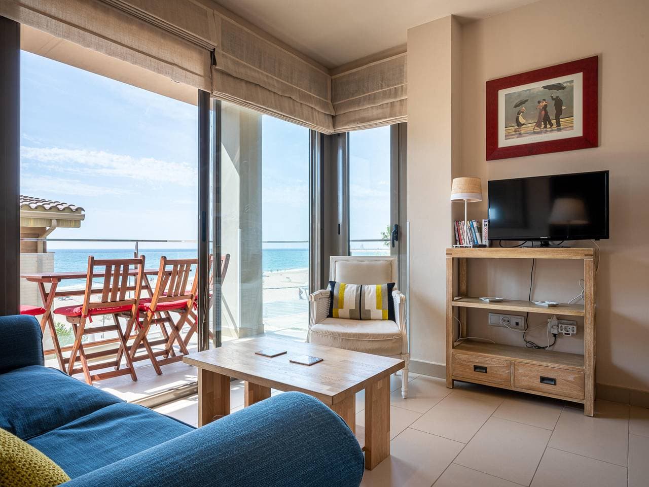 Foto 5 von 29: Gemütliche Wohnung mit Meerblick und Klimaanlage in Torredembarra