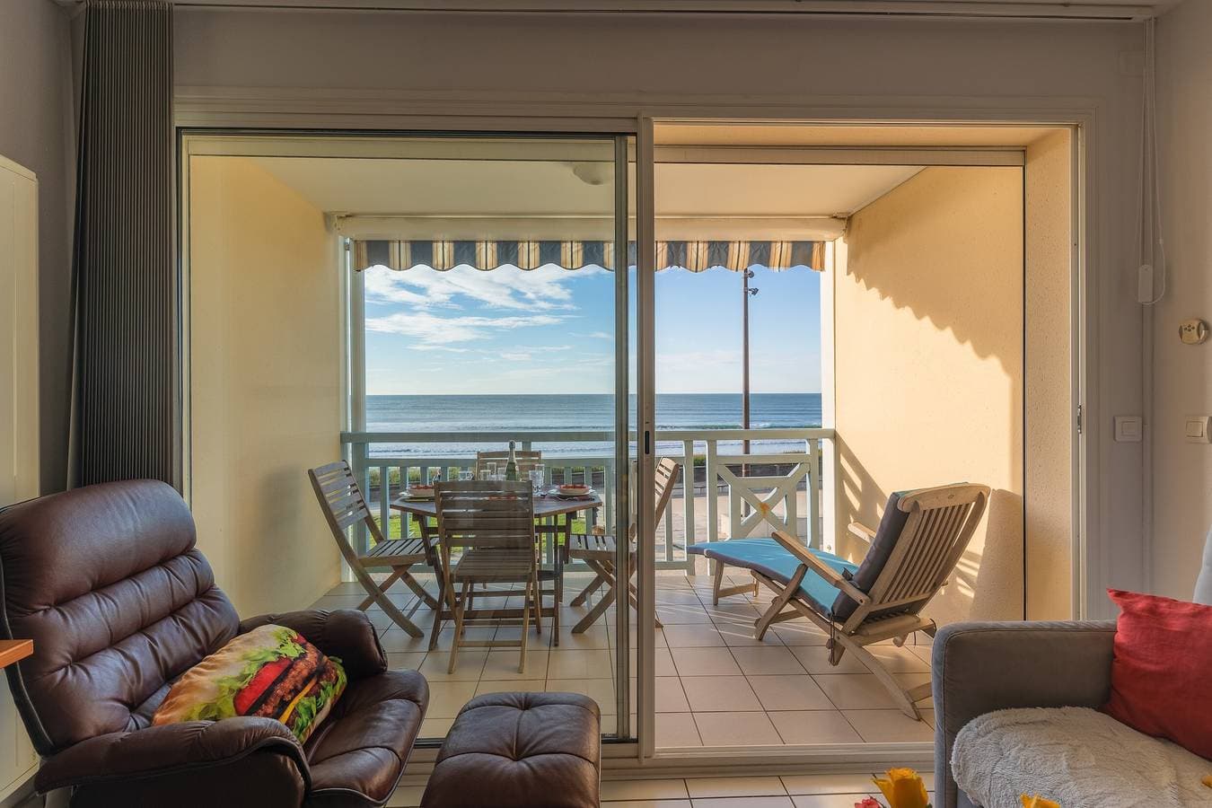 Foto 4 von 18: Ferienwohnung "Didier" mit Meerblick, Terrasse und WLAN