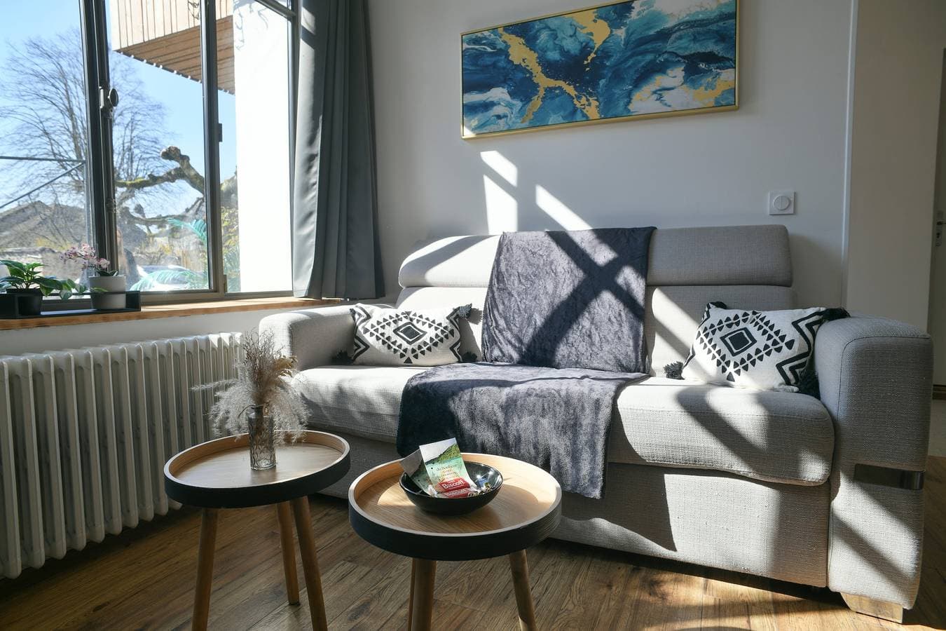 Foto 5 von 45: Gîte Les Tilleuls mit Gemeinschaftsgarten und Whirlpool